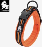 Truelove halsband - Halsband - Honden halsband - Halsband voor honden - Oranje XS (30-35) cm