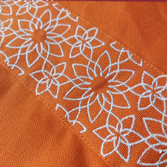 Samarali Oranje Comfort Meditatieset - Ondersteunende Kussens & Zachte Mat voor Houding en Drukverlichting - Ideaal voor Langdurige Meditatie van Samarali — afbeelding 3