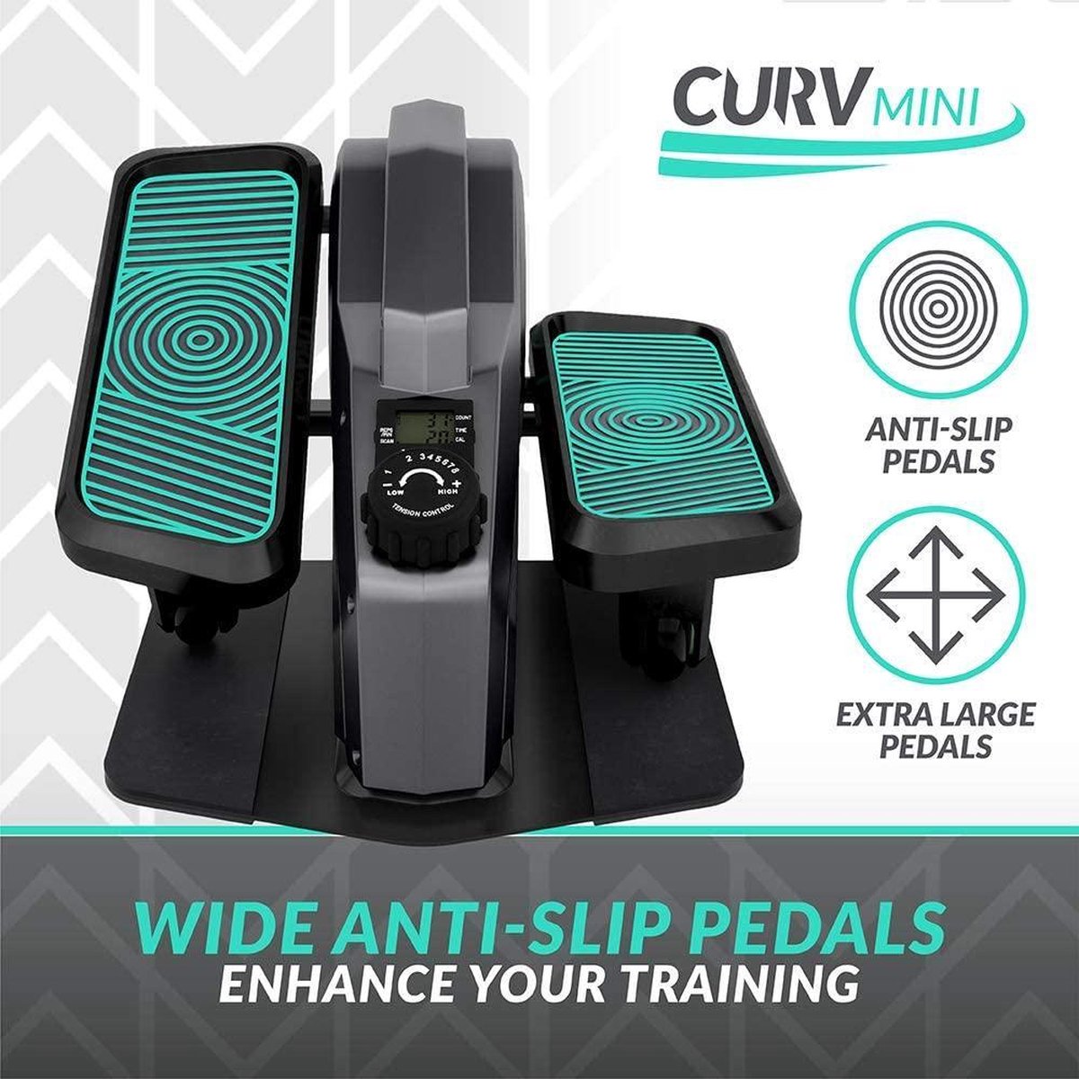 Bluefin Fitness Curv Mini | Crosstrainer Voor Onder Het Bureau | Elliptische... | bol