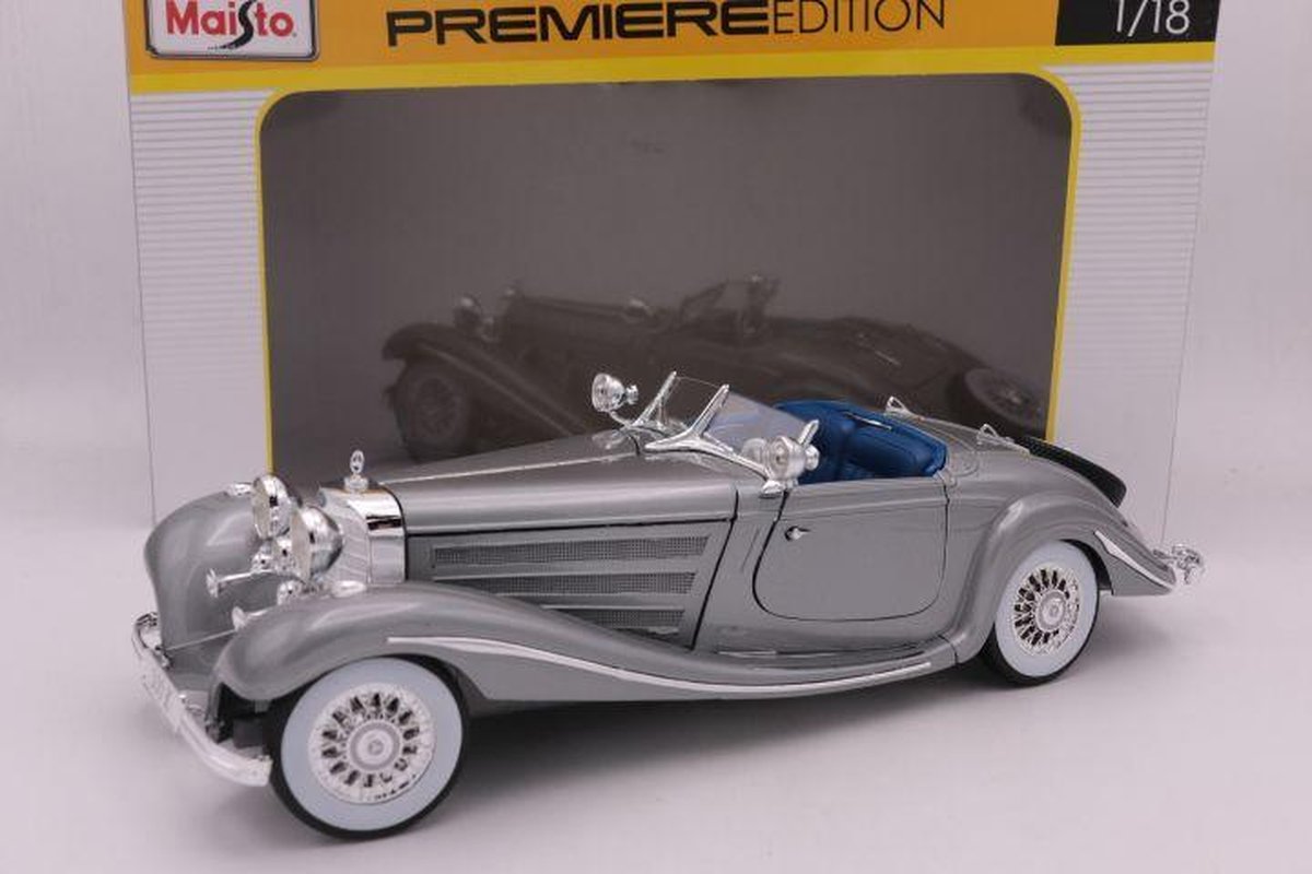 Modelauto Mercedes 500K Special Roadster 1:18 - speelgoed auto schaalmodel — afbeelding 14