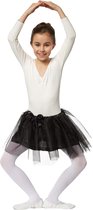 dressforfun - Kindertutu zwart 128 (7-8y) - verkleedkleding kostuum halloween verkleden feestkleding carnavalskleding carnaval feestkledij partykleding - 301937