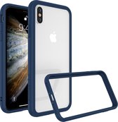 Apple iPhone XS Hoesje - Rhinoshield - CrashGuard NX Serie - Hard Kunststof Bumper - Royal Blue - Hoesje Geschikt Voor Apple iPhone XS
