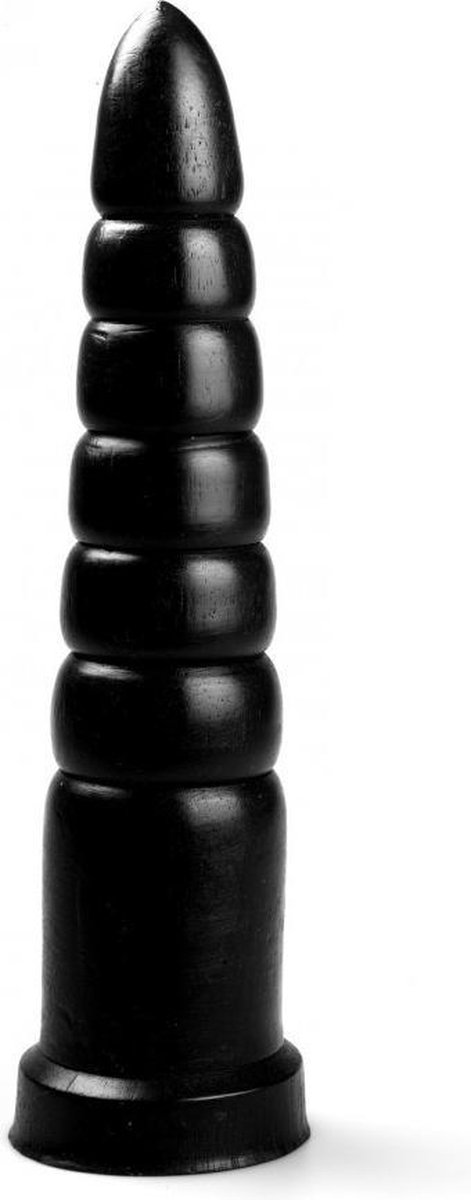 Goedkoopste XXLTOYS - Nils - Large Dildo - Inbrenglengte 34 X 7.5 cm - Black - Uniek Design Realistische Dildo – Stevige Dildo – voor Diehards only - Made in Europe