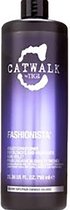 TIGI Catwalk Fashionista Violet Conditioner-750 ml -  vrouwen - Voor Grijs haar - Conditioner voor ieder haartype
