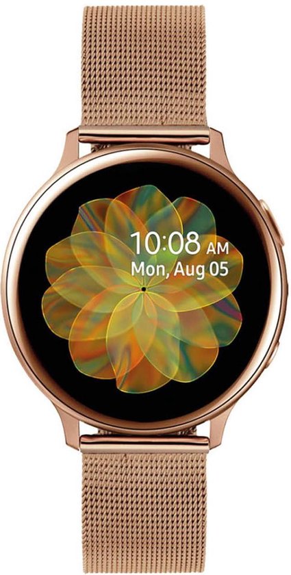 discretie Schuldenaar Beperken Samsung Galaxy Watch Active2 - Smartwatch dames - 40mm - Rosegoud | bol.com