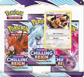 Pokémon Sword & Shield Chilling Reign 3BoosterBlister - Eevee - Pokémon Kaarten