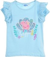 Lichtblauw t-shirt van Peppa Pig, Mermaid maat 98