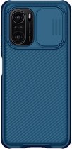 Nillkin CamShield Xiaomi Poco F3 / Mi 11i Hoesje Camera Slider Blauw