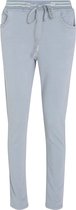 Cassis - Female - Katoenen broek met foulardriempje  - Indigo