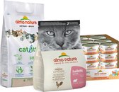 Almo Nature - Kittenpakket voor kittens - AdoptMe Starterskit - 1 zak Holistic, 24 x blikjes en 1 zak kattenbakvulling - AdoptMe Starterskit