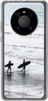6F hoesje - geschikt voor Huawei P40 Pro -  Transparant TPU Case - Surfing #ffffff
