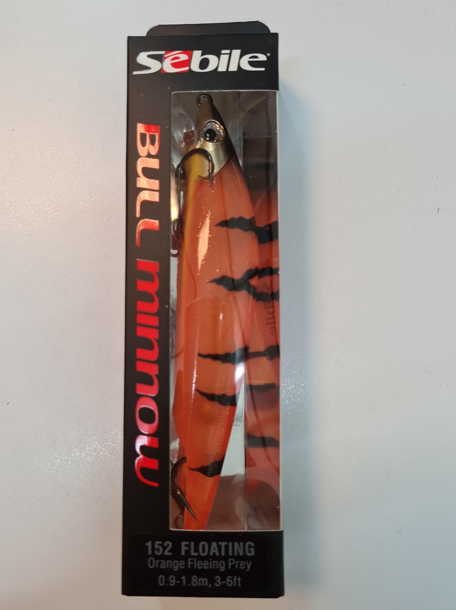 Sebile plug - Bull Minnow- orange - 0.9-1.8 m - 53 gram
