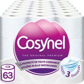 Cosynel Wit Toiletpapier - 3 lagen - 63 rollen