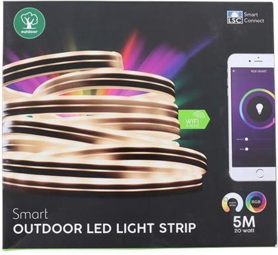 LSC Smart Connect neon ledstrip 5 meter | 20 watt | bol.com