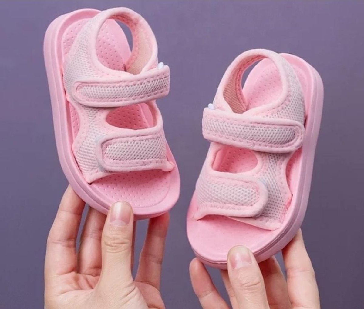 zwart Conserveermiddel lager Hee! Baby handmade Baby sandalen zomer schoenen roze - Schoenen.nl