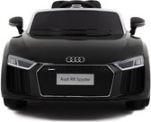 Audi Elektrische Kinderauto R8 Cabrio Zwart - Krachtige Accu - Op Afstand Bestuurbaar - Veilig Voor Kinderen