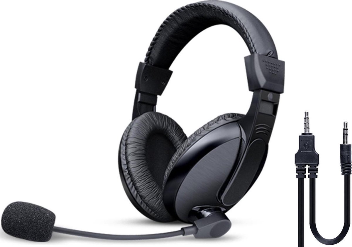 QY Stereo headset Koptelefoon met microfoon voor PC, Laptop