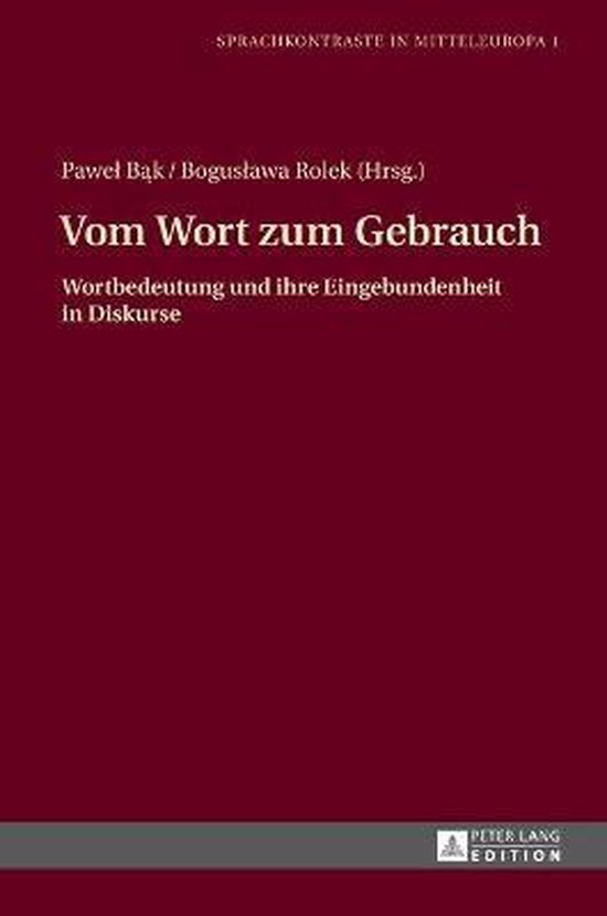 Vom Wort zum Gebrauch - cover