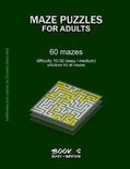 Easy & Medium Maze Puzzles for Adults- Maze Puzzles for Adults