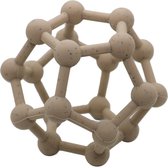 Kushies - Bijtspeelgoed - Siliconen bijtring - Moleculen bal bijtring - Amandel