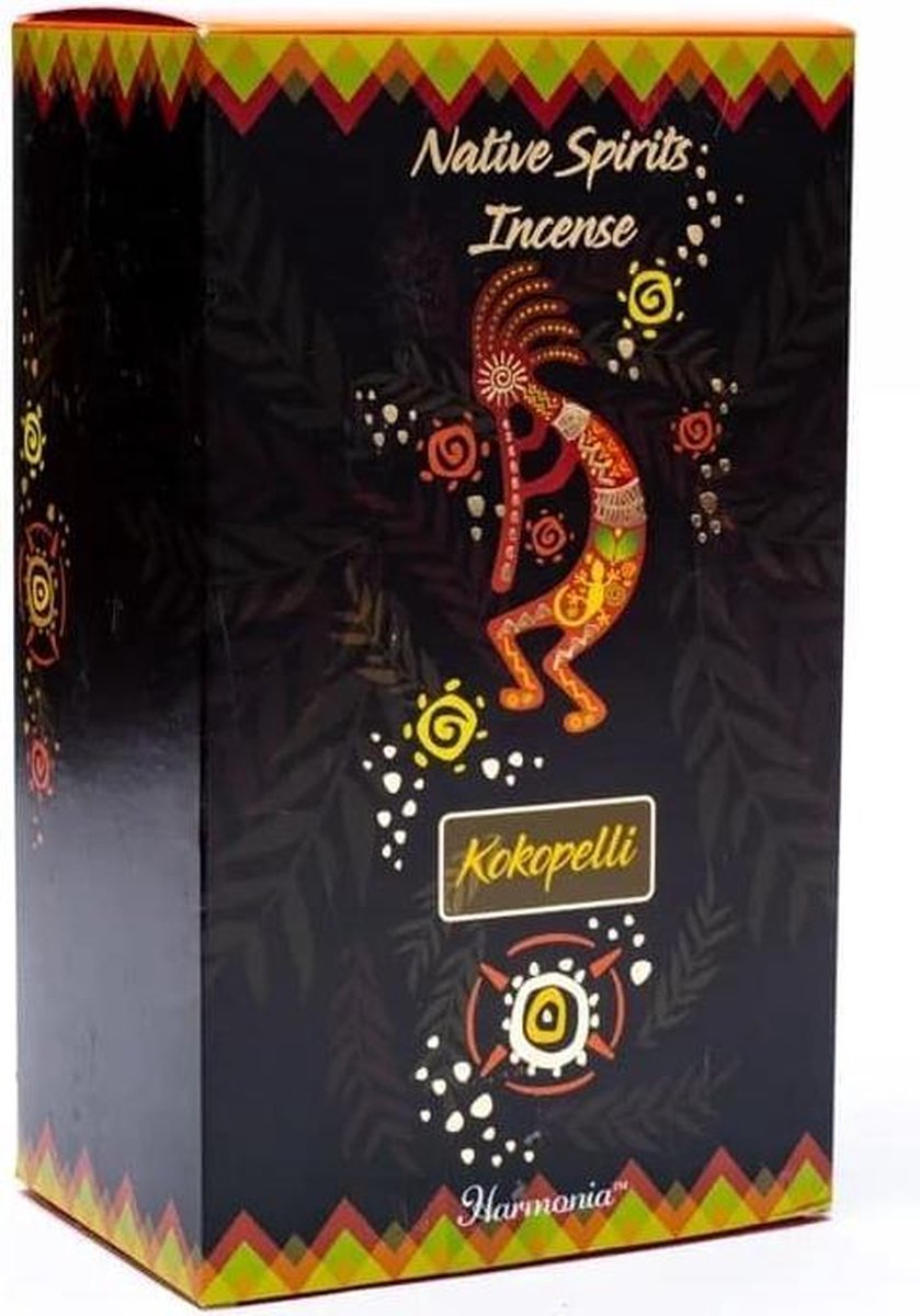 Goloka Native Spirits Wierook Kokopelli Roos (12 pakjes van 15 gram)