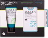 Giftset man - Mannen cadeautje verzorging - Gentlemen's Grooming - Cool Mint & Lime - Cadeaupakket mannen, vriend, papa, broer, vader