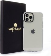 SafeCase® Hoesje iPhone 12 12 Pro - Transparante Achterkant met Witte bumper
