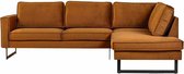 Hoekbank - Stuart - rechts - Velours Adore cognac 28