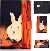 Voor Samsung Galaxy Tab A7 Lite 8.7 (2021) T220 / T225 Spanning Textuur Gekleurde tekening Horizontale flip lederen tas, met houder en kaartsleuven (Bugs Bunny)