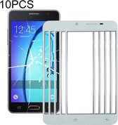 10 PCS Front Screen Outer Glass Lens voor Samsung Galaxy On5 / G550 (wit)