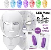 CAIRSKIN 7-in-1 Professioneel LED Gezichtsmasker + Dr.Jart Wrinkless Face Mask (5 stuks)