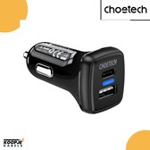 Choetech CT-C0051 USB type C auto-oplader CT-C0051 Stroombelasting (max.): 2.4 A