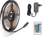 LED Strip Set - Aigi Stippi - 3 Meter - 5050-30 - RGB - Waterdicht IP65 - Afstandsbediening - 12V - BES LED