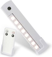 Grundig LED balk dimbaar 23 CM met Afstandbediening | Kastverlichting 8 LEDs | Dimbaar | 180 Graden Roteerbare Lichtstrip | Verlichting