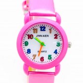 Horloge Jinn Aier-roze -kinderen-27.5 mm-Extra Batterij-Charme Bijoux