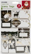 Magic Christmas naamkaartjes voor kerstmis - 8 stuks