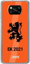 6F hoesje - geschikt voor Xiaomi Poco X3 Pro -  Transparant TPU Case - Nederlands Elftal - EK 2021 #ffffff