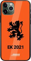 6F hoesje - geschikt voor iPhone 11 Pro -  TPU Case - Nederlands Elftal - EK 2021 #ffffff