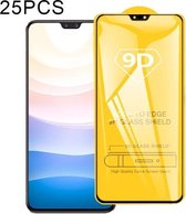 Voor vivo S9 25 PCS 9D Full Glue Full Screen Gehard Glas Film