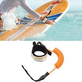 Surf Bodyboard Safety Hand Rope TPU Surfboard Paddle Sleepkabel, De lengte na het uitrekken: 1,6 m (oranje)