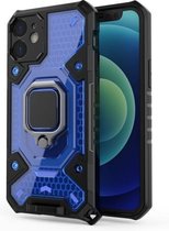 Voor iPhone 12 mini Space PC + TPU beschermhoes (blauw)