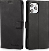 Voor Xiaomi Mi 11 Lite Diaobaolee Pure Verse Textuur Horizontale Flip Lederen Case met Houder & Kaartsleuven & Portemonnee & Fotolijst (Zwart)