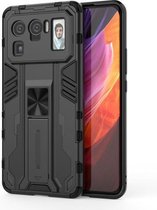 Voor Geschikt voor Xiaomi Mi 11 Ultra Supersonic PC + TPU schokbestendige beschermhoes met houder (zwart)