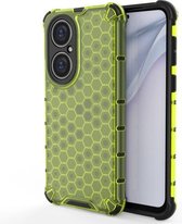 Voor Huawei P50 Pro schokbestendige honingraat PC + TPU beschermhoes (groen)