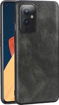 Voor OnePlus 9 Crazy Horse getextureerd kalfsleer PU + PC + TPU-hoesje (groen)