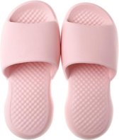 Vrouwelijke Super Dikke Zachte Bodem Plastic Slippers Zomer Indoor Home Defensieve Badkamer Slippers, Maat: 35-36 (Roze)