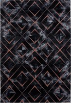 Modern laagpolig vloerkleed Naxos - brons 3812 - 120x170 cm