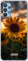 6F hoesje - geschikt voor Samsung Galaxy A32 4G -  Transparant TPU Case - Sunset Sunflower #ffffff