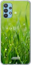 6F hoesje - geschikt voor Samsung Galaxy A32 4G -  Transparant TPU Case - Morning Dew #ffffff