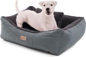 Brunolie Emma hondenbed - hondenmand - wasbaar - slipvrij - ademend -  polyester , pluche & schuim